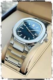 glossy-stainless-steel-analogue-watch