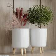 modern-white-flower-pot-with-legs-big